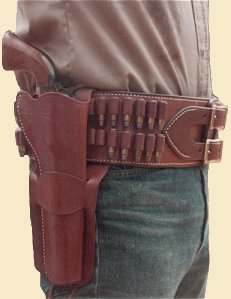Arizona Rig - worn, holster view
