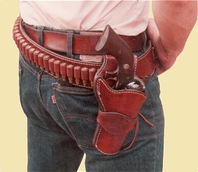 Big Jake Rig - worn, holster view