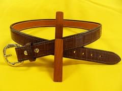 1 1/2 in. Belt - Matte Cognac