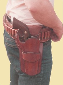 Great Plains Rig - worn, holster view